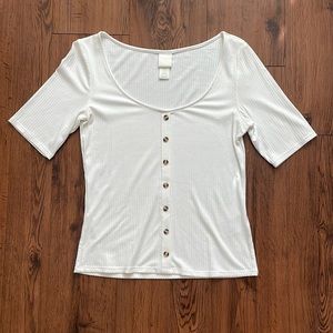 White shirt, size small